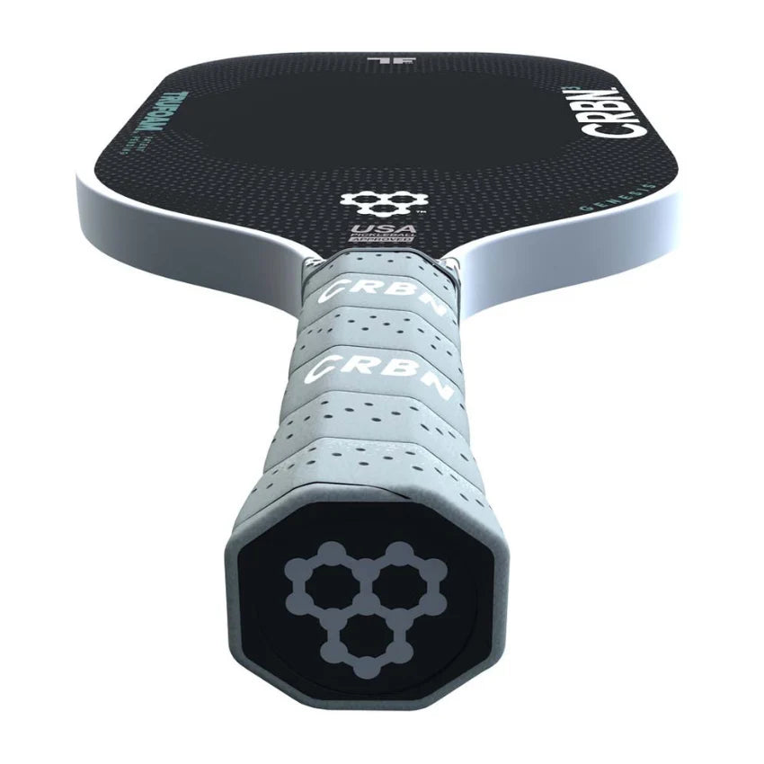 CRBN CRBN³ TF Genesis ピックルボール パドル グリップエンドのディテール