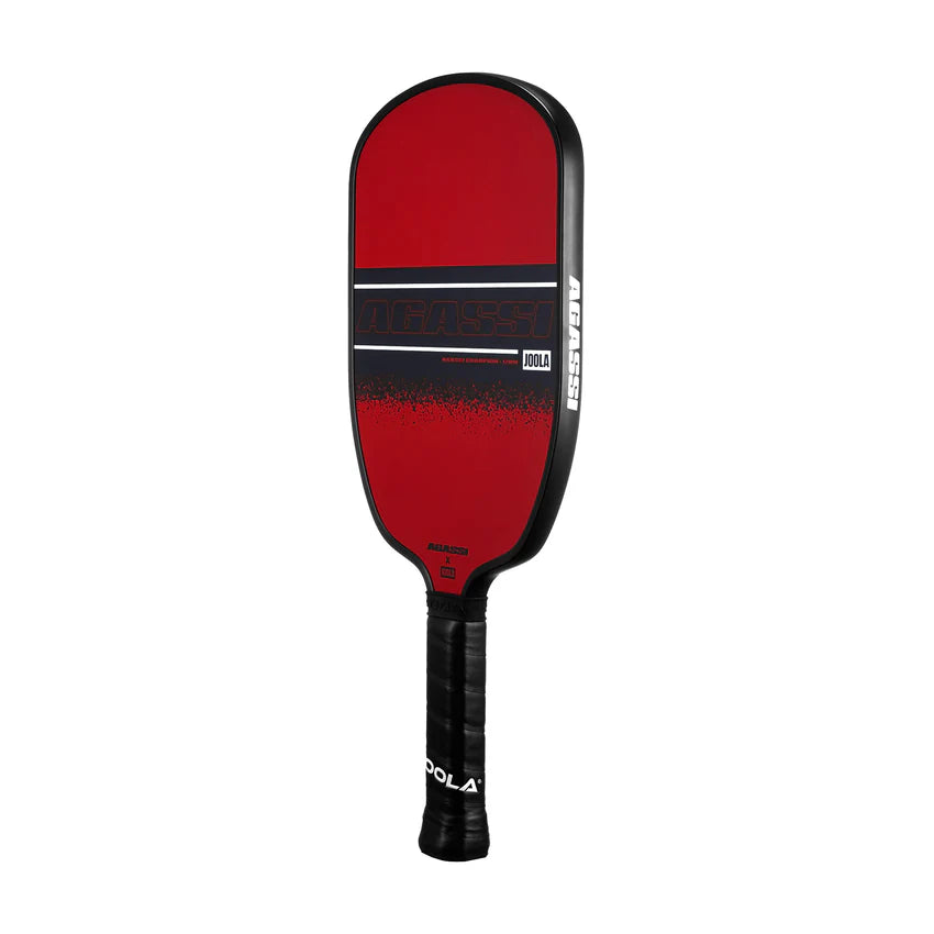 JOOLA Agassi Champion SS25 12MM ピックルボール パドル 斜めビュー