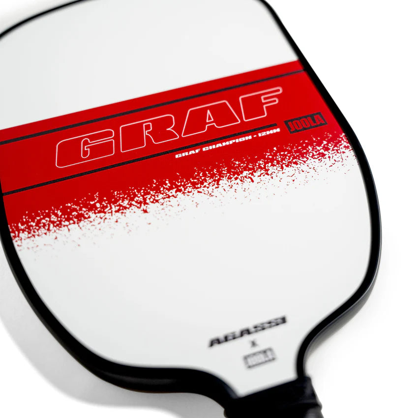 JOOLA Graf Champion SS25 12MM ピックルボール パドル クローズアップビュー