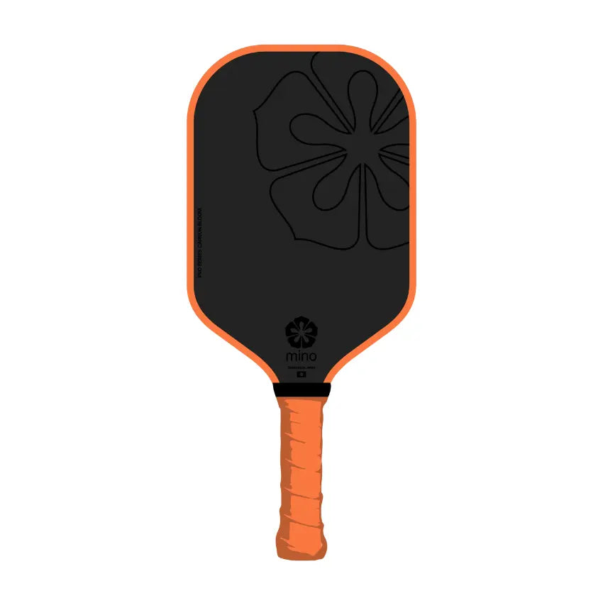 MINO Pro Series Carbon Bloom ピックルボール パドル 正面ビュー