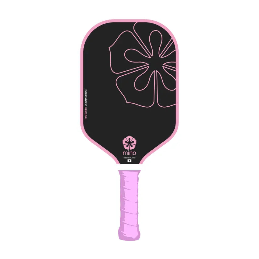 MINO Pro Series Carbon Bloom ピックルボール パドル 正面ビュー