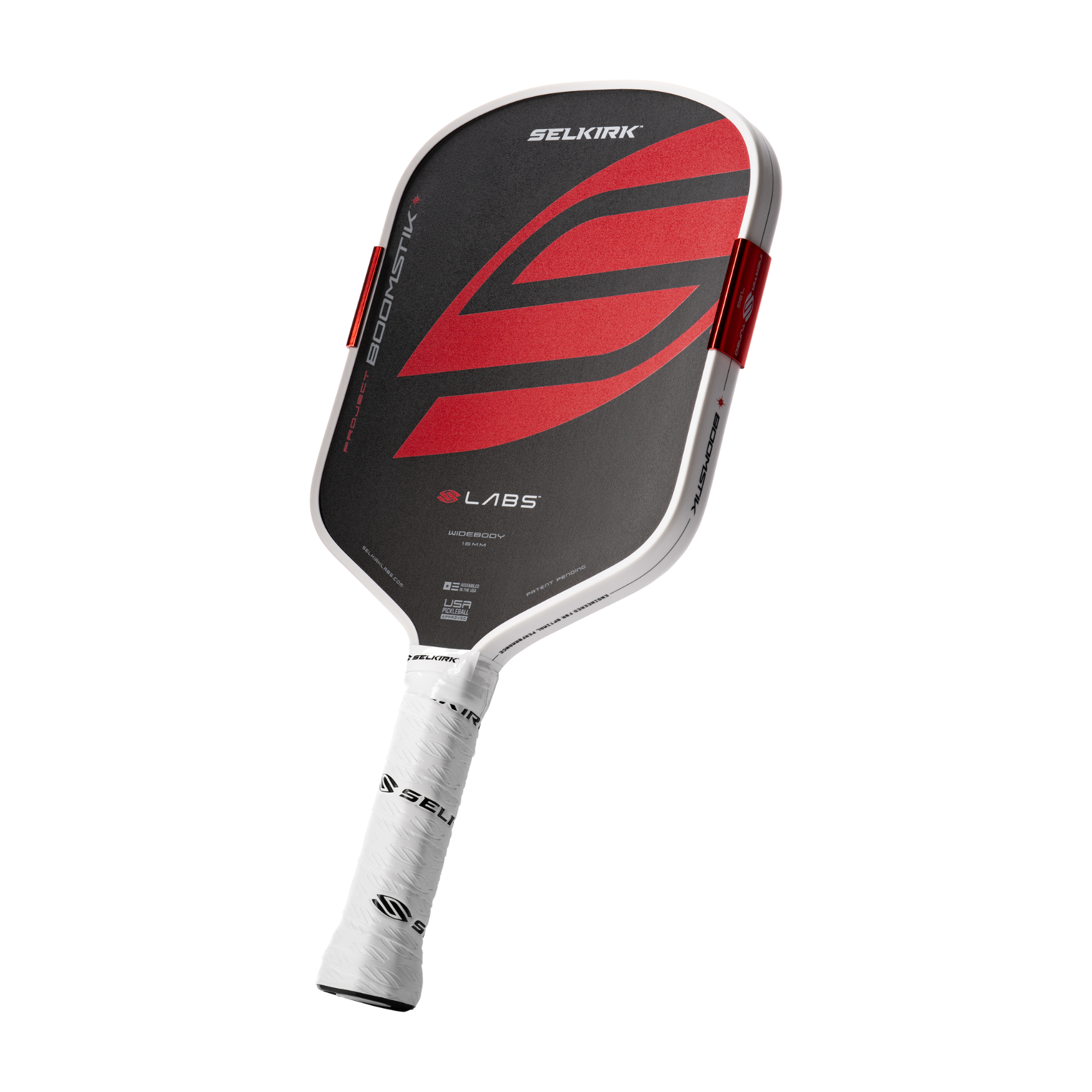 SELKIRK Labs Boomstik Widebody 16MM ピックルボール パドル 斜めビュー